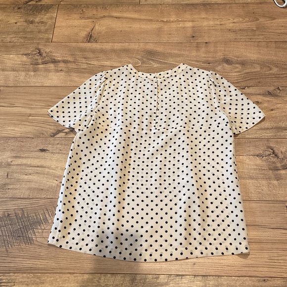 Madewell Silk Polka Dot Blouse - Picture 6 of 8